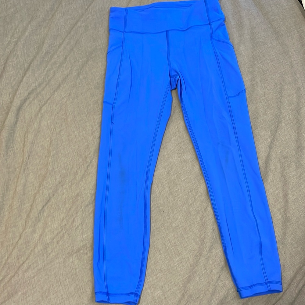 Lululemon fast and free leggings 25" size 8
